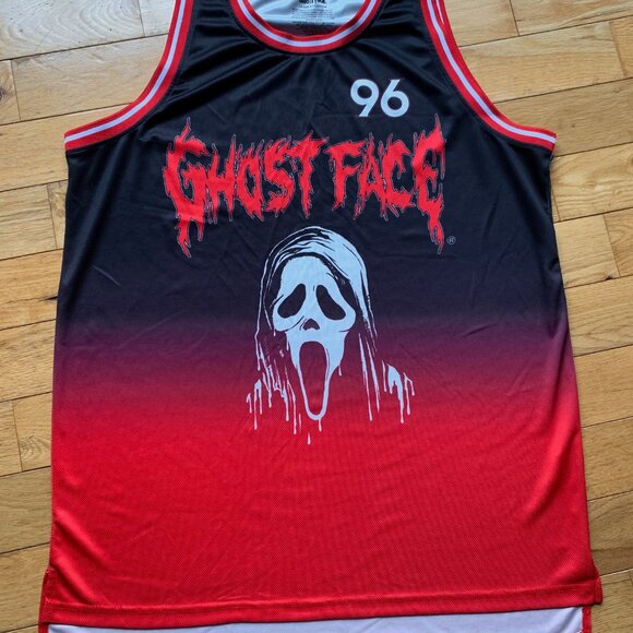 Ghost Face Horror Club Jersey – Size Large - Picture 3 of 8